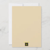 Beauty en de Beast Red Rose Sweet 16 Invitations Kaart (Achterkant)