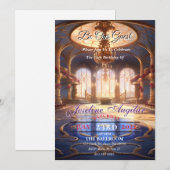 Beauty en de Beast Sweet 16-uitvindingen Kaart (Voorkant / Achterkant)