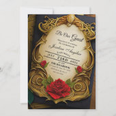 Beauty en de Beast Sweet 16-uitvindingen Kaart (Voorkant)