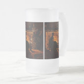 Beauty en de heks - matglas bierpul (Voorkant rechts)