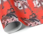 Beauty en de  kerst van de Krampus Cadeaupapier (Rol Hoek)