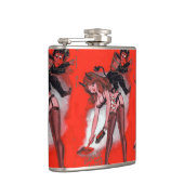 Beauty en de kerst van de Krampus Heupfles (Rechts)