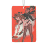 Beauty en de  kerst van de Krampus Luchtverfrisser (Achterkant)