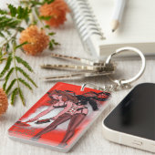 Beauty en de  kerst van de Krampus Sleutelhanger (Voorkant Rechts)