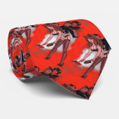 Beauty en de  kerst van de Krampus Stropdas (Opgerold)