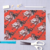 Beauty en de  kerst van de Krampus Tissuepapier (Craft)