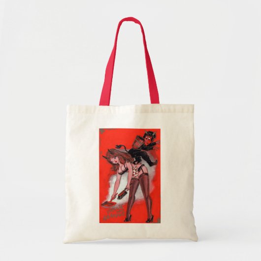 Beauty en de  kerst van de Krampus Tote Bag (Voorkant)