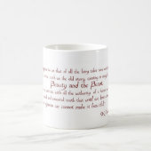 Beauty en de Mok van het Beast Quote (Center)