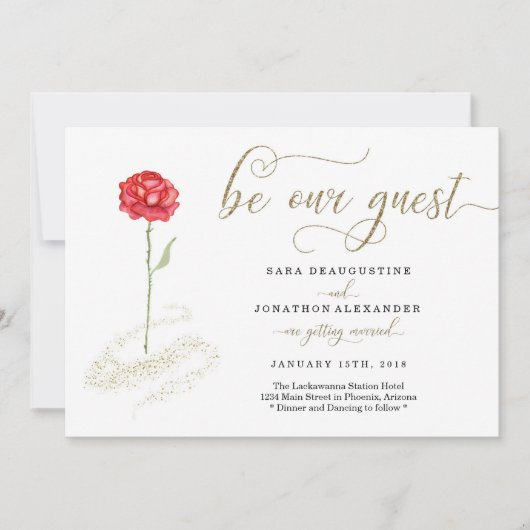 Beauty en de uitnodiging tot het weddenschap (Voorkant)