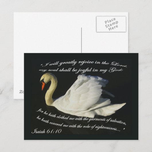 BEAUTY- EN GRACE-Briefkaart Briefkaart (Voorkant / Achterkant)