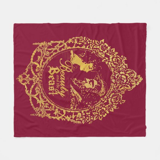 Beauty en het Beast Fleece Deken (Voorkant (Horizontaal))