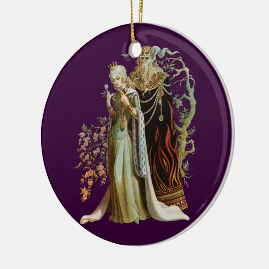 Beauty en het Beast Keramisch Ornament (Links)