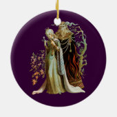 Beauty en het Beast Keramisch Ornament (Achterkant)