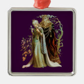Beauty en het Beast Metalen Ornament (Voorkant)