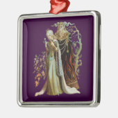 Beauty en het Beast Metalen Ornament (Links)