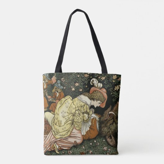 Beauty en het Beast Tote Bag (Achterkant)