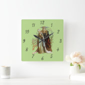 Beauty en het Beast Vierkante Klok (Huis)