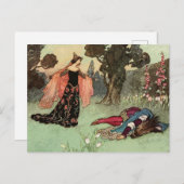 Beauty en het Beast - Warwick Goble Briefkaart (Voorkant / Achterkant)