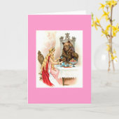 Beauty en het Beast Wenskaart Kaart (Gele Bloem)