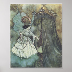 Beauty en het Beest, Edmund Dulac Poster