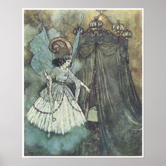 Beauty en het Beest, Edmund Dulac Poster (Voorkant)