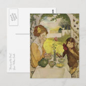 Beauty en het Beest van Jessie Willcox Smith Briefkaart (Voorkant / Achterkant)