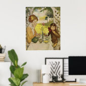 Beauty en het Beest van Jessie Willcox Smith Poster (Thuiskantoor)