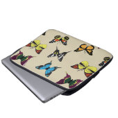 Beauty en het Butterfly-Hoesje Laptop Sleeve (Voorkant onderkant)