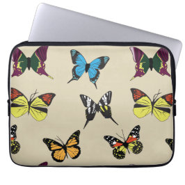 Beauty en het Butterfly-Hoesje Laptop Sleeve