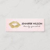 Beauty en Makeup Mini Visitekaartje (Voorkant)