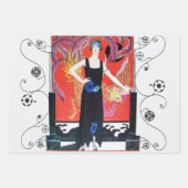 BEAUTY EN PHOENIX Art Deco Woman Mode Inpakpapier Vel (Voorkant 2)