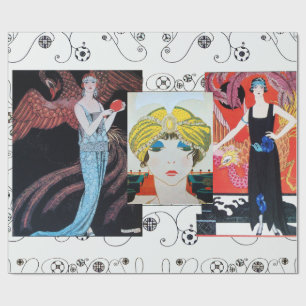 BEAUTY EN PHOENIX, DE DESIGNER VAN DE MODE MAAKT K CADEAUPAPIER