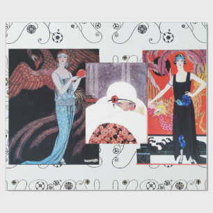 BEAUTY EN PHOENIX, DE DESIGNER VAN DE MODE MAAKT K CADEAUPAPIER