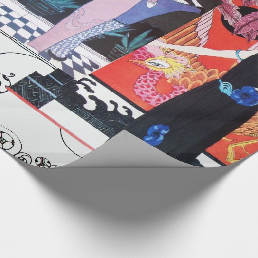 BEAUTY EN PHOENIX, DE DESIGNER VAN DE MODE MAAKT K CADEAUPAPIER (Hoek)