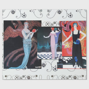 BEAUTY EN PHOENIX, DE DESIGNER VAN DE MODE MAAKT K CADEAUPAPIER