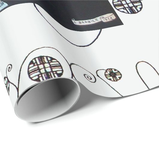 BEAUTY EN PHOENIX, DE DESIGNER VAN DE MODE MAAKT K CADEAUPAPIER (Rol Hoek)