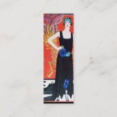 BEAUTY EN PHOENIX, DE DESIGNER VAN DE MODE MAAKT K MINI VISITEKAARTJE (Achterkant)