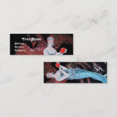 BEAUTY EN PHOENIX, DE DESIGNER VAN DE MODE MAAKT K MINI VISITEKAARTJE (Voorkant / Achterkant)