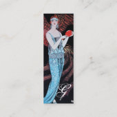 BEAUTY EN PHOENIX, DE DESIGNER VAN DE MODE MAAKT K MINI VISITEKAARTJE (Achterkant)