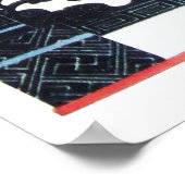 BEAUTY EN PHOENIX, DE DESIGNER VAN DE MODE MAAKT K POSTER (Hoek)