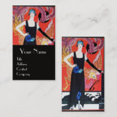 BEAUTY EN PHOENIX, DE DESIGNER VAN DE MODE MAAKT K VISITEKAARTJE (Voorkant / Achterkant)