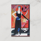 BEAUTY EN PHOENIX, DE DESIGNER VAN DE MODE MAAKT K VISITEKAARTJE (Achterkant)