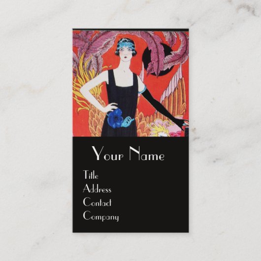 BEAUTY EN PHOENIX, DE DESIGNER VAN DE MODE MAAKT K VISITEKAARTJE (Voorkant)