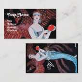 BEAUTY EN PHOENIX, DE DESIGNER VAN DE MODE MAAKT K VISITEKAARTJE (Voorkant / Achterkant)