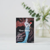 BEAUTY EN PHOENIX, DE DESIGNER VAN DE MODE MAAKT K VISITEKAARTJE (Staand voorkant)