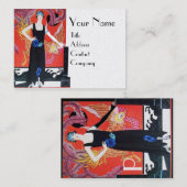 BEAUTY EN PHOENIX, DE DESIGNER VAN DE MODE MAAKT K VISITEKAARTJE (Voorkant / Achterkant)