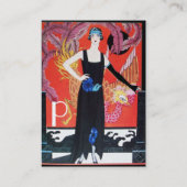 BEAUTY EN PHOENIX, DE DESIGNER VAN DE MODE MAAKT K VISITEKAARTJE (Achterkant)