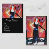 BEAUTY EN PHOENIX, DE DESIGNER VAN DE MODE MAAKT K VISITEKAARTJE (Voorkant / Achterkant)