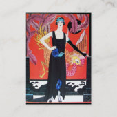 BEAUTY EN PHOENIX, DE DESIGNER VAN DE MODE MAAKT K VISITEKAARTJE (Achterkant)