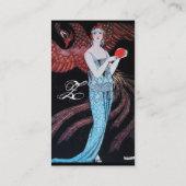 BEAUTY EN PHOENIX, DE DESIGNER VAN DE MODE MAAKT K VISITEKAARTJE (Achterkant)